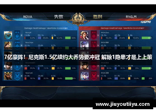 7亿豪阵！尼克斯1.5亿续约大乔势要冲冠 解除1隐患才是上上策
